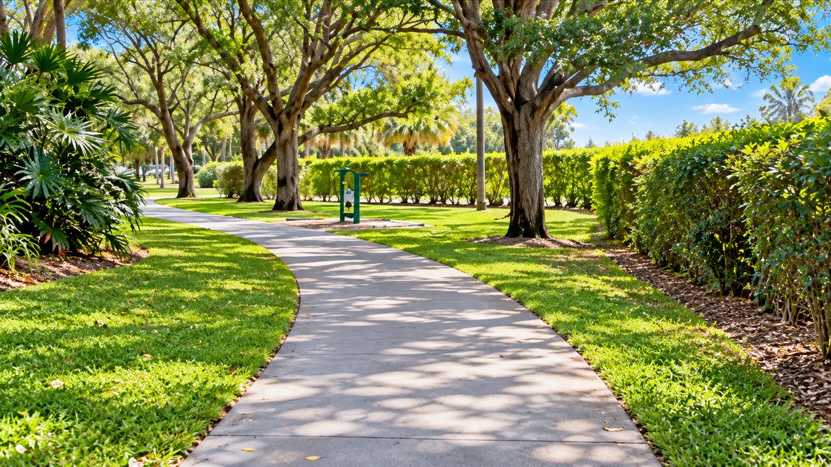 Walking Trail & Fitness Path at Patch Reef Park
